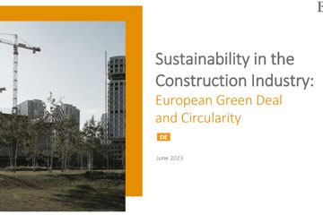  B+L study Sustainability in the construction industry: European green deal and circularity